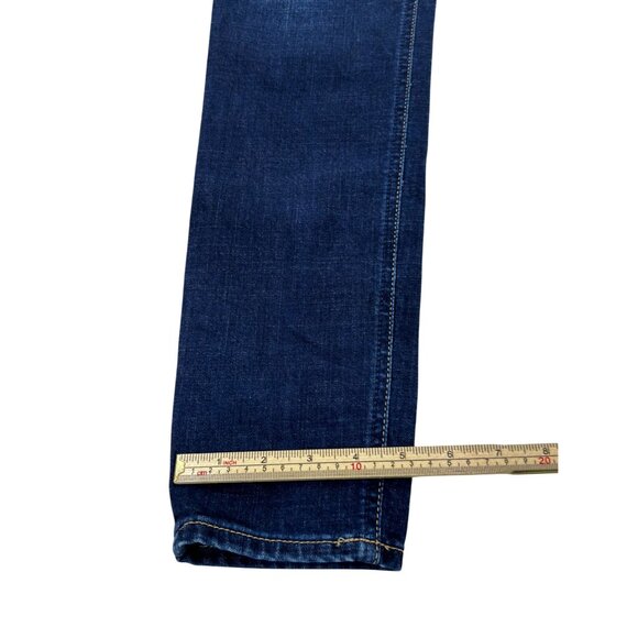 Hollister Womens Distressed Straight Leg Jeans Size 9 W29 Blue Denim - Picture 11 of 14